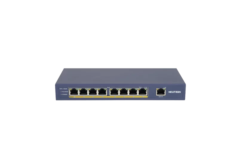NTS-1009P 8+1 Port PoE Switch