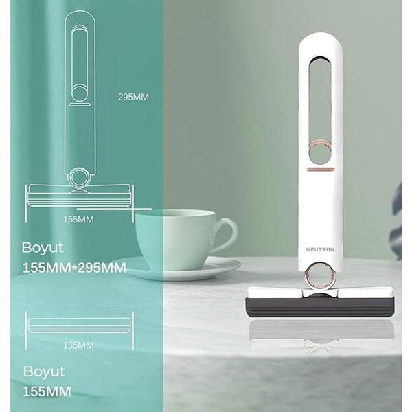 NTL-PM-15 Neutron Taşınabilir Mini Mop Temizlik Paspası ve Cam Silme Aparatı - Görsel 4